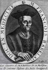 Portrait de Rabelais, estampe de Michel Lasne Rabelais